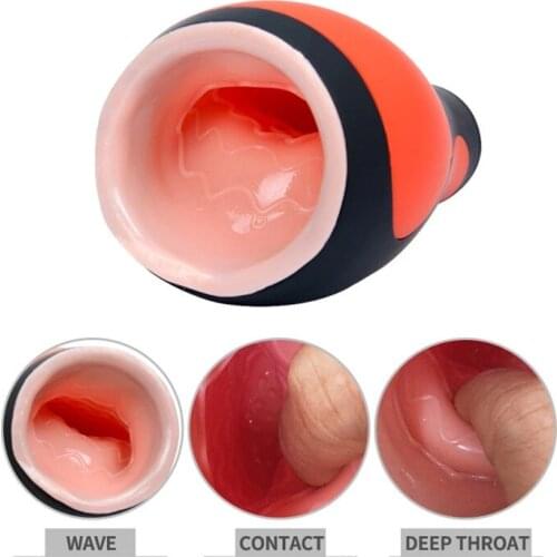 Blowjob Automatic Masturbation Cup 30 Speed Male Masturbator USB Charging Deep Throat Anal Vagina Real Pussy Sex Toys for Men