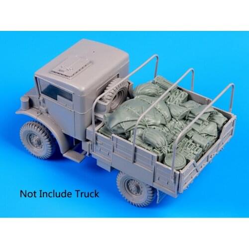1/35 Scale Assembly Resin Figure kit Package for Truck (No Truck)