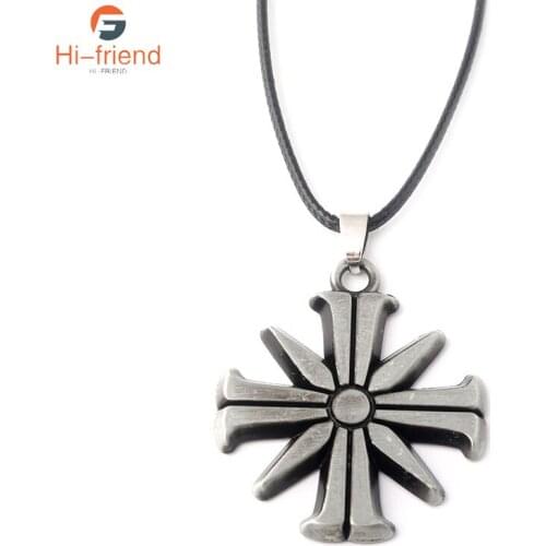PS4 New Game Far Cry 5 Necklace Pendant Ares 4 Edens Gate Choker Cult Sunflower Necklace for Men Game Collect Gifts