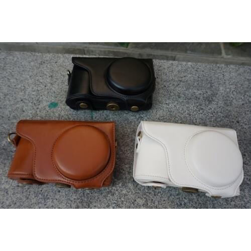 New Pu Leather Camera Case For Samsung GALAXY EK-GC100 GC100 GC200 EK-GC-200 Digital Camera Bag Black Cover