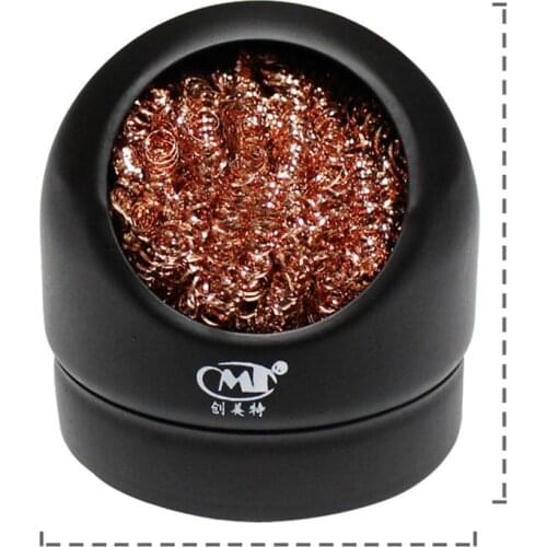 Wire-type Soldering Tip Cleaner Solder Tip Cleaning Wire and Holder Soft Good Elasticity Tip Cleaner Remover No Water Needed