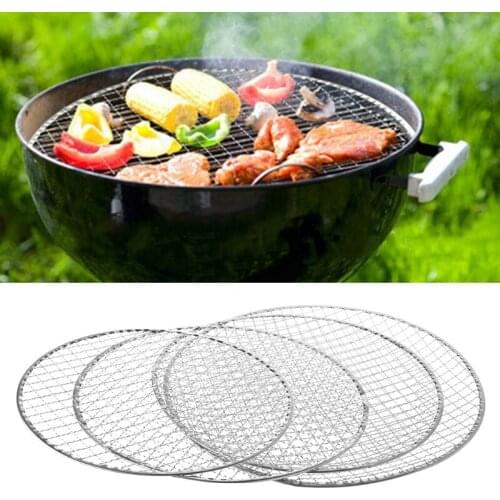 Disposable BBQ Barbecue Grill Basket Mesh Wire Net Meat Fish Vegetable Tool Hot