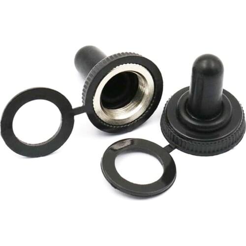 Rubber Electrical Toggle Switch Cover Weatherproof Protector Boot M12 Switches Dustproof