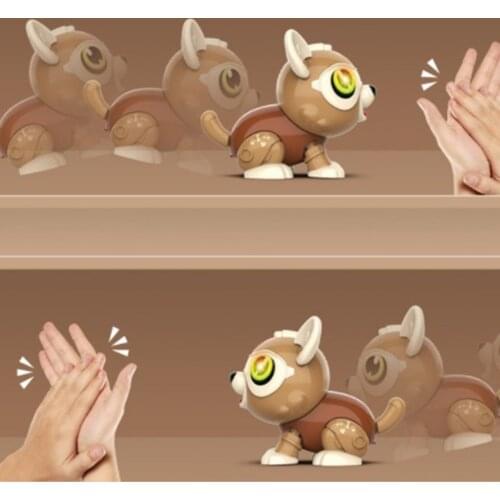 Robot Dog DIY Voice Control Smart Robotic Dog Interactive Toy Birthday Gifts Christmas Present Toy Electronic Toys for Children