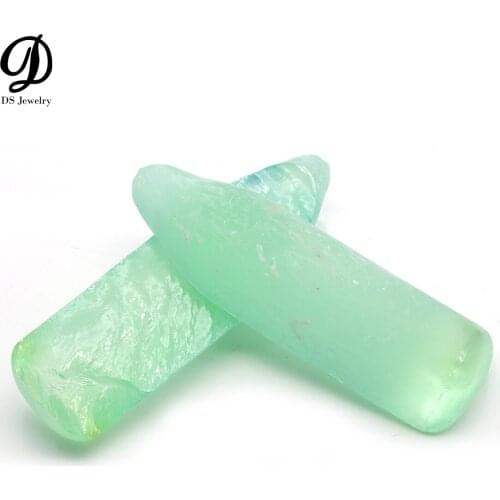 Synthetic Corundum Factory/Lab Created Corundom Rough Light Green #73 Uncut Diamond Prices