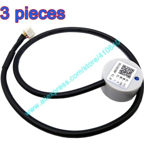 Ultrasonic Working Ultrasonic Liquid Level Detector For Metal Container Wall Used For Special Industry Contactless Level Sensor