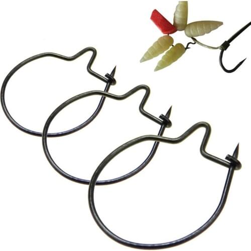 20 Pcs Ring Fishing Group Accessories Quickly And Easily Connect Maggots Earthworm Bait