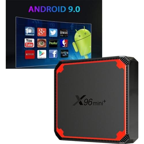 Android Smart TV Box Android 9.0 4K 2G16G Netflix 2.4G & 5G WIFI Set-Top Box X96MINI+ TV Media Player Amlogic S905W4 qhdtv