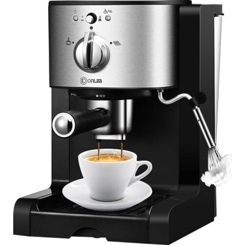 Donlim DL-KF500 Capsule coffee machine Household Espresso machine Semi-automatic Commercial Steam milk foam 20BAR