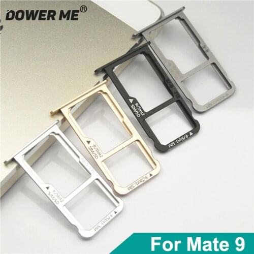 Dower Me Nano Sim Card SIM Tray +Micro SD Card Holder Adapter For Huawei Mate 9 Replacement