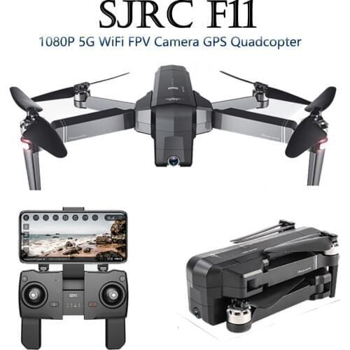 SJRC F11 GPS Drone With WIFI FPV 1080P Camera 25mins Flight Time Brushless Selfie Foldable Arm RC Drone Quadcopter RTF Follow Me