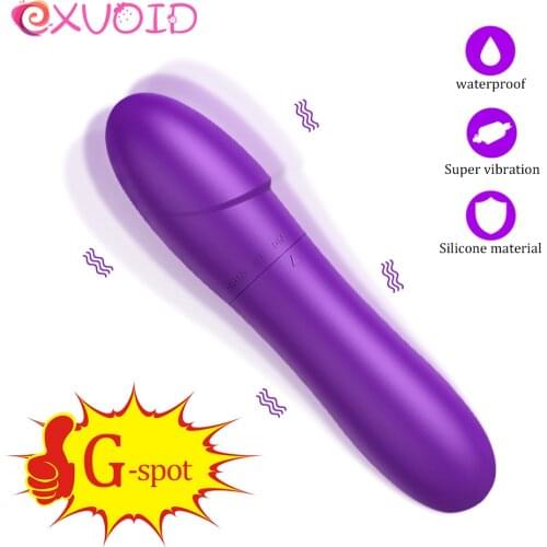 EXVOID Strong Vibration Dildo Vibrators for Woman AV Stick Magic Wand G-spot Massager Bullet Vibrator Sex Toys for Women