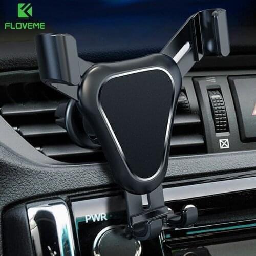 Gravity Car Holder For Phone Air Vent Clip Mount Mobile Cell Stand Smartphone GPS Support For iPhone 12 11 XS X XR Xiaomi
