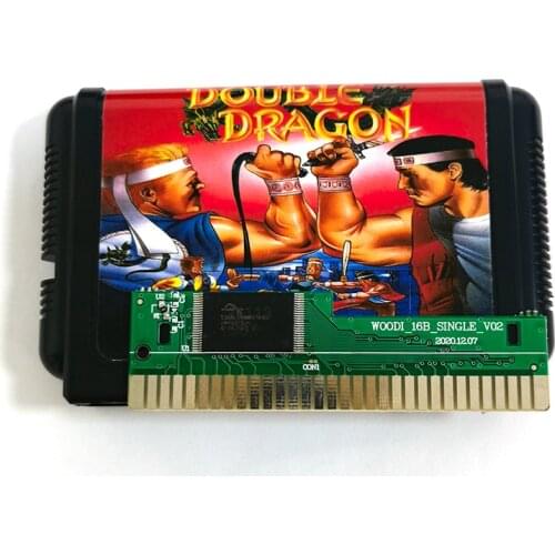 Double Dragon 16 Bit MD Game Card Sega Mega Drive Genesis