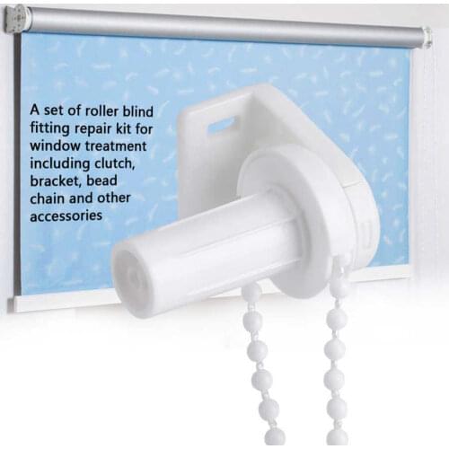 17mm Roller Blind Shade Clutch Bracket Side Pulley Chain Repair Roller Blind Fitting Kit Window Treatments