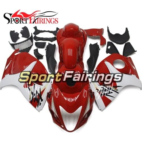 Red White Motorcycle Full Fairings For Suzuki GSXR1300 Hayabusa 08 09 10 11 12 13 14 15 2008 - 2016 ABS Plastic Injection Hulls