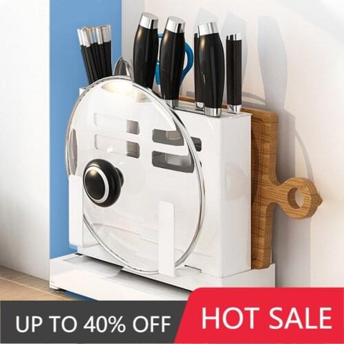 Lid Rack Cutlery Storage Rack Kitchen Storage Rack Household Kitchen Knife Rack Kitchen Miscellaneous Storage Rack