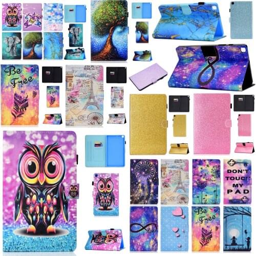 Magnetic Flip Stand PU Leather Cover Funda Capa Case For Samsung Galaxy Tab A 8.0 2019 SM-T290 T295 T297 Tablet Coque +Film +Pen