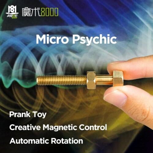 Idea Screw Automatic Rotation Screw Magic Trick With Magnetic ring Rotation Creative Screw Magnetic Control Child Prank Toy