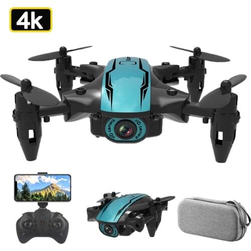 Mini Drone FPV WIFI 4K HD 1080P Height Holding Mode Foldable Rolling 360° Quadcopter RC Drones Helicopter Child Dron Gift