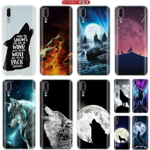 Wolf pendant Soft Silicone Cases For Huawei P40 P30 P20 P10 Lite Pro E P Smart Z 2020 2019