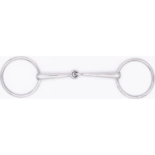 Stainless Steel Horse Mouth Bit British/American Horse Mouth Bit Beat Double Block Horse Racing Accessories Equestrian Supplies