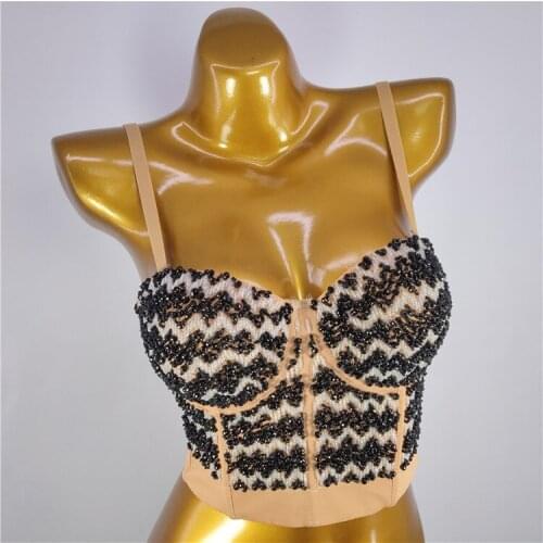 2021 New European American Style Camisole Women Solid Color Super Short Black Bustier Bra Nightclub Party Slim Tank Tops y951