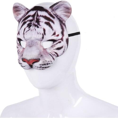 New Tiger Mask Dress-up Prop Costume Accessory For Halloween Masquerade Cosplay Performance Costume Party Carnival