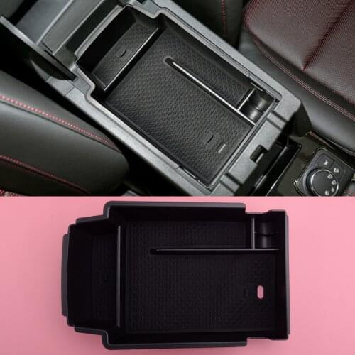 Car Center Console Armrest Storage Organizer Black Box Tray Fit For Chevrolet Blazer 2019 2020