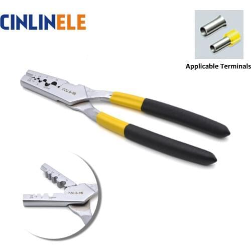 PZ 0.5-16 0.5-16mm2 20-5AWG GERMANY STYLE SMALL CRIMPING PLIER electrical terminals crimper tools