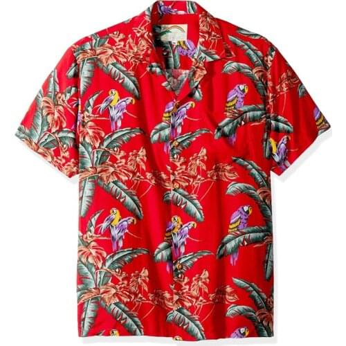 Anime Printing Men Sport Summer Button Shirt Outdoor Printing Casual Hip Hop Cartoon Clothing Shirt For Man