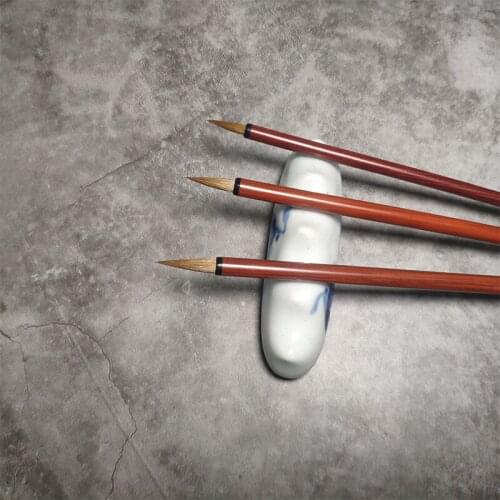 Fine-quality Wolf milliliters small regular script writing pen adult fly head small calligraphy painting red writing brush