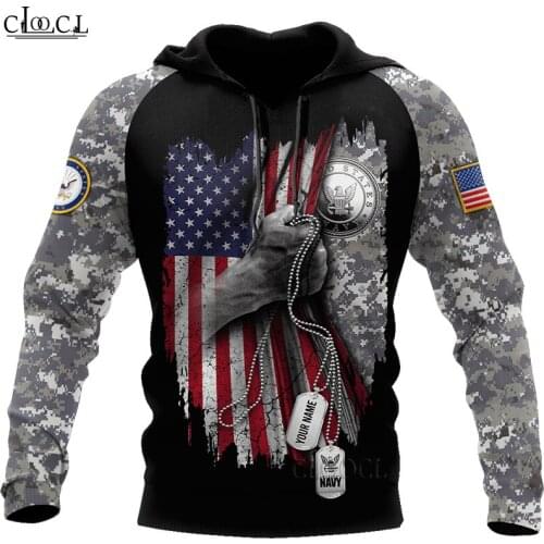 HX Newest Popular Soldier US Navy Hoodie Men Women Sweatshirts 3D Print Fashion Harajuku Casual Tracksuit Drop Shipping