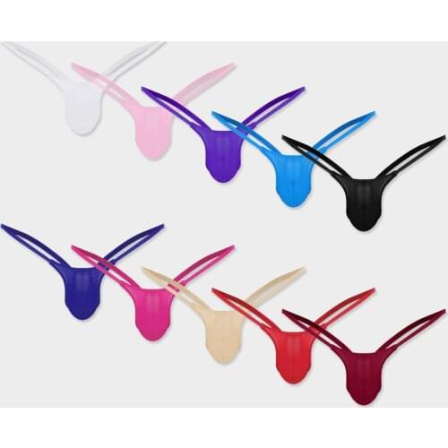 10 Pieces Underpants G-string Mens Sexy Briefs Open Back Mens Underpants Low Waist Briefs G-string Thong Underwear для секса