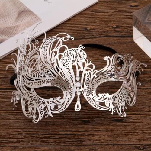 TT Metal High-End Women Mask Ball Mask Party Dress up Props Wrought Iron