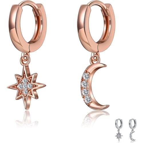 ZEMIOR 925 Sterling Silver Earrings For Women Twinkle Cubic Zircon Drop Earring Ladies Anniversarys Day Gifts Fashion Jewelry