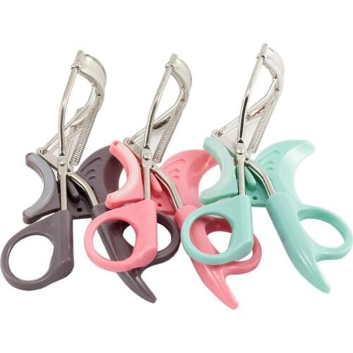 1pc Professional Portable Woman Eyelashes Curler Clip Handle Eyelash Curler Makeup Tool Mild Steel Eyelashes Curler Beauty Tools