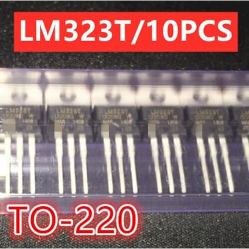 10PCS/LOT Three-terminal regulator LM323T TO220 linear regulator 5.0V 3.0A quality assurance