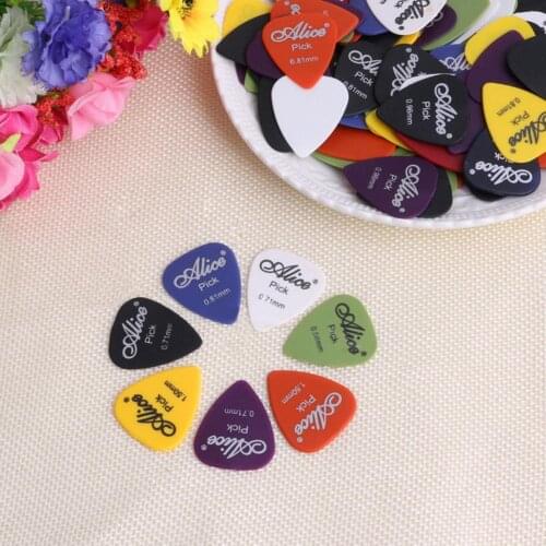 100Pcs Lightweight Electric Guitar Pick Acoustic Music Picks Plectrum 6 Thickness Guitar Picks Plectrum Guitar Tools Accessories