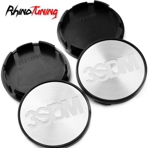 4pcs Black 65mm 58mm 3sdm Auto Wheel Center Caps Hub for Rims For Pacifica T&C Car Wheels Hubs Cap Accessories Cover
