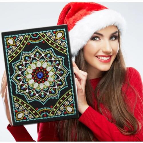 Opening season Diamond Painting Notebooks Special Shaped Diary Book Diamond Embroidery Sale A5 Mosaic Painting Christmas Gift