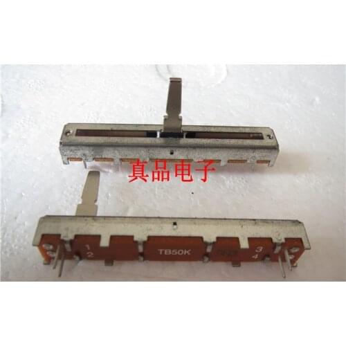 ALPHA Import Taiwan 6cm TB50K with Midpoint Slide Faucet Potentiometer Handle Length 15MM 4 Foot Switch