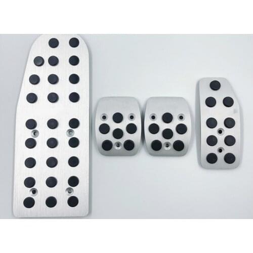 Car Accessories For Suzuki Swift 2008-2015 New Sport Aluminium Foot Pedal Rest Plate Speed MT/AT Stickers Covers Pads