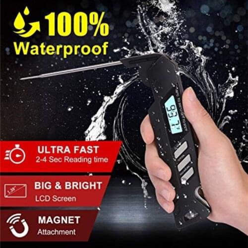 Instant Read Digital Electronic Thermometer Kitchen Cooking Thermometer BBQ Grill Food Meat Thermometer