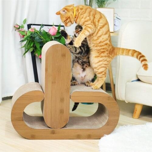 Domestic Delivery 2-in-1 Cat Tree Kitten Love! Fun Pet Cat Climbing Frame Animal House Brown Furniture Dual Luxury Cat Climbing