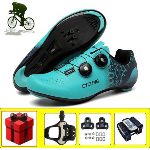 Road Bicycle Sneakers Add Pedals Zapatos Ciclismo Athletic Cycling Shoes Breathable Self-locking Bicicleta Triatlon Footwear