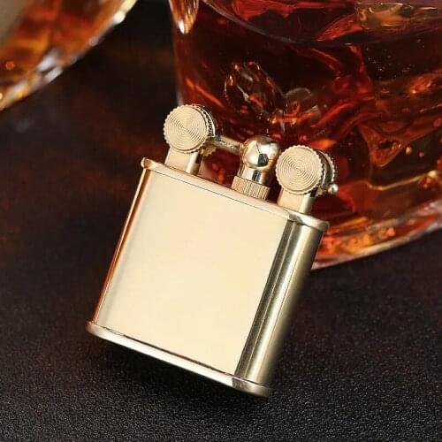 Zorro Kerosene Pure Copper Grinding Wheel Arm Lighter Windproof Nostalgic Creative Personality High End Retro Lighter