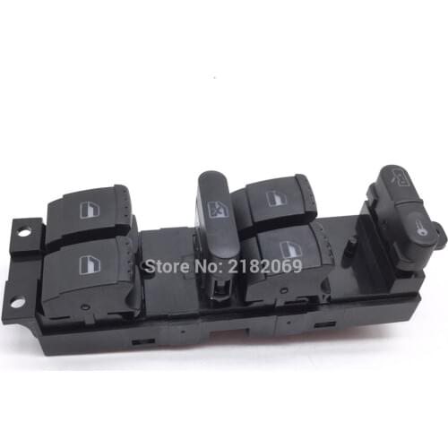 Window Master Switch For Volkswagen Golf IV Jetta Bora Passat B2 B5 B6 Seat Leon Toledo 1J4959857D 1J4959857B 1J4959857