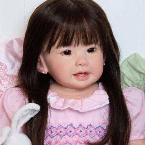 28 Inches DIY Doll Kit Teegan Toddler Girl Unfinished Soft Vinyl Doll Parts