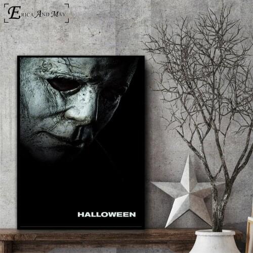 Michael Myers Halloween Horror Canvas Painting Posters And Prints Pictures On The Wall Nordic Decoration Home Decor Affiche